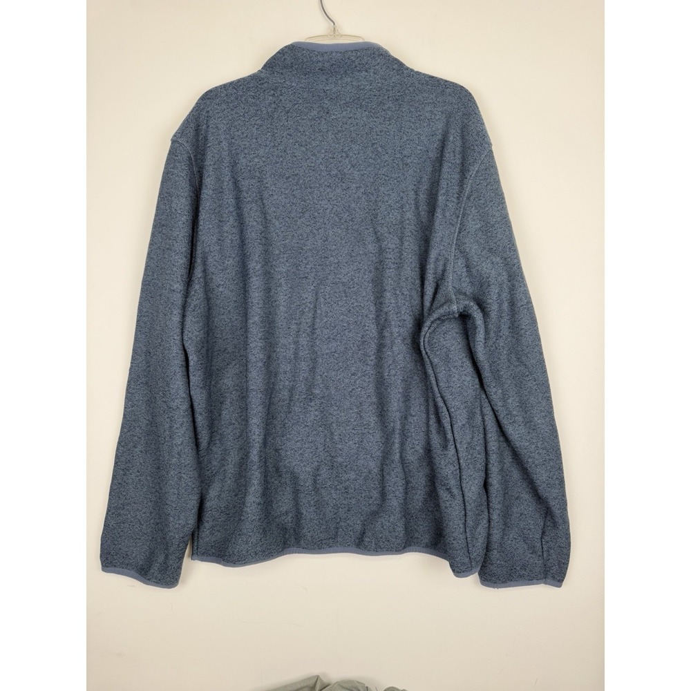 Eddie Bauer Men's Sweater Fleece Pullover Size extra Large Long Sleeve Blue - Picture 7 of 8